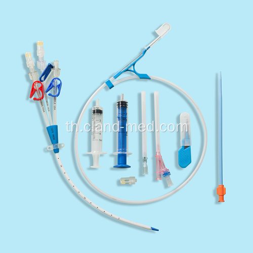 เตียงเดี่ยวคู่ Triple Lumen Celetone Dischargeable Hemodialysis Catheter